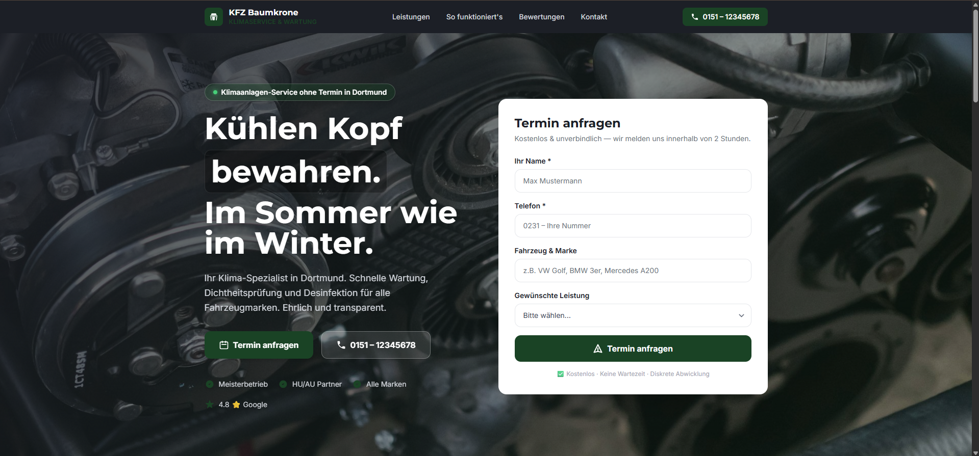 Vorschau KFZ Baumkrone Website